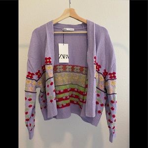 Brand New ZARA knit cardigan